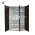 wholesale changing room Furniture modern strong metal Clothes Closet storage 3 Door Steel Wardrobe